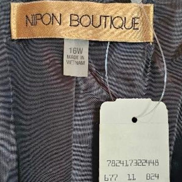 NIPON BOUTIQUE Women's Coat  - Size 16W - NWT - Picture 4 of 4